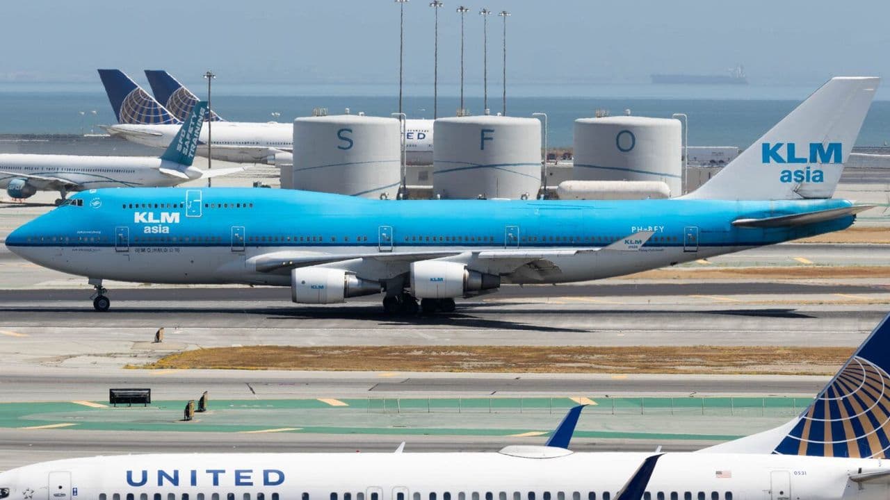 Avión de KLM