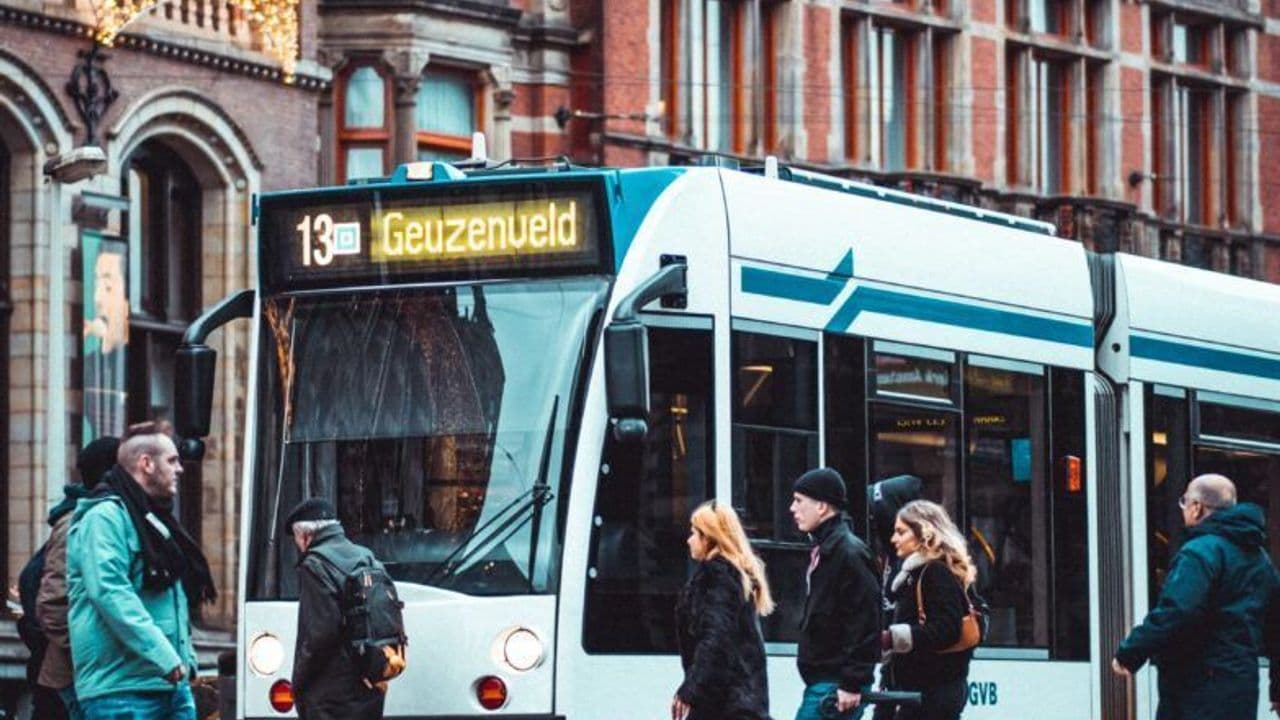 Tranvía en Ámsterdam