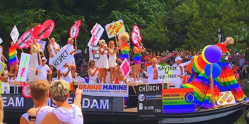Canal Parade en Amsterdam (Pride)