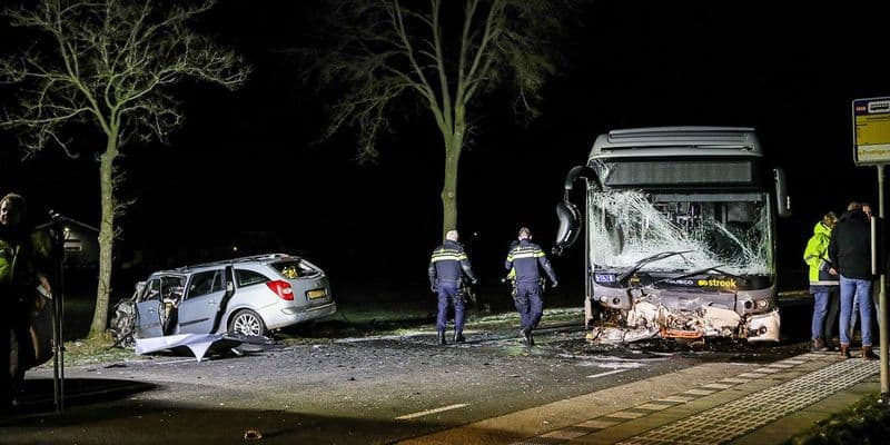 Autobus accidentado