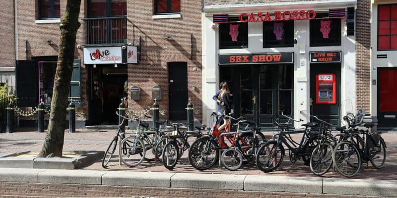 Barrio rojo en Ámsterdam