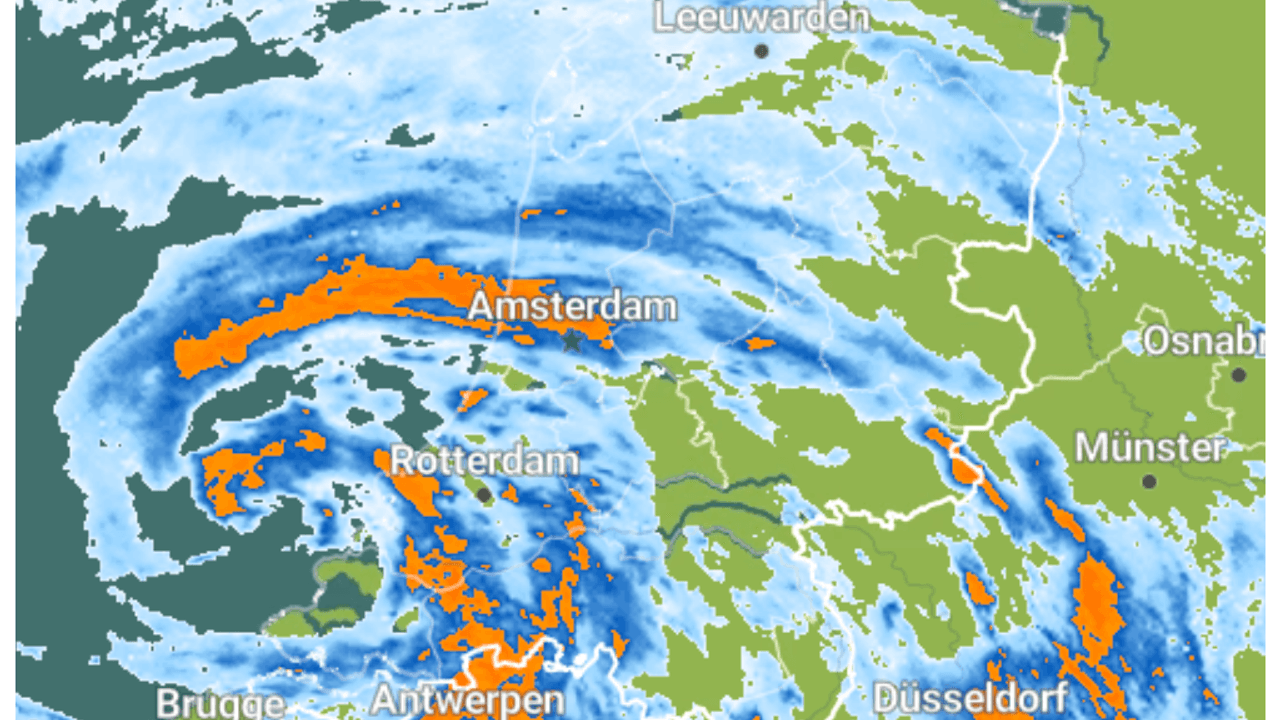 Tormenta Austen en Países Bajos