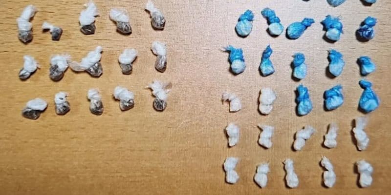Drogas interceptadas por la policía de Lelystad a menores