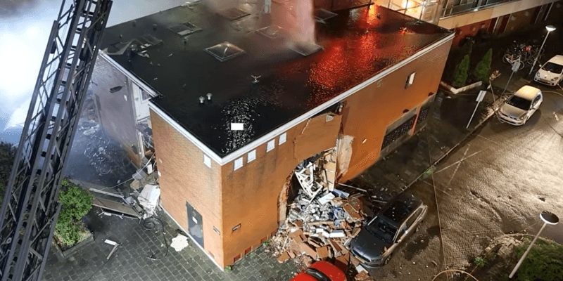 Explosión en edificio de apartamentos en Osdorp, Amsterdam