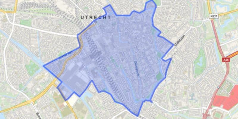 Mapa cero emisiones de Utrecht
