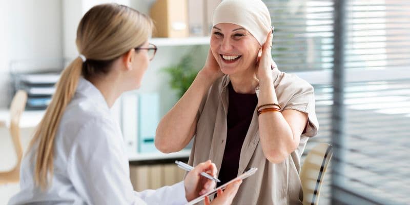 Paciente y doctora