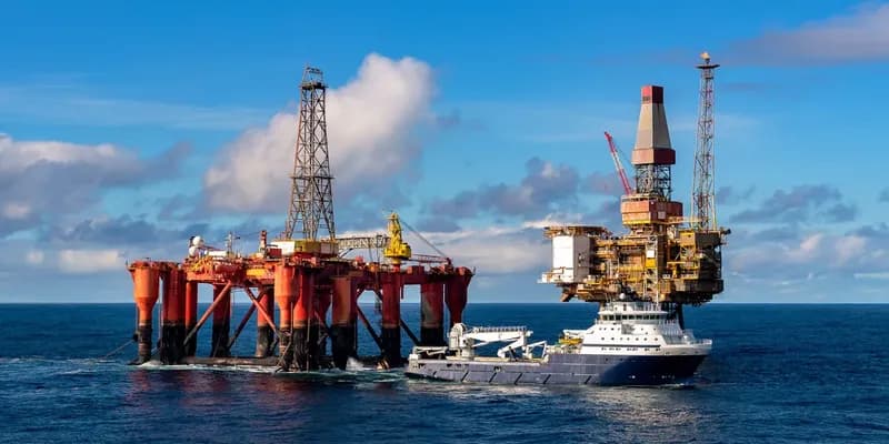 Plataforma petrolífera en el Mar del Norte