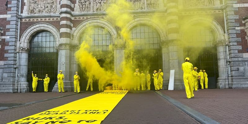 Protesta de XR en Rijksmuseum