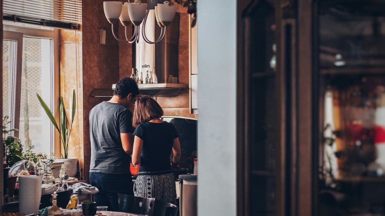 Familia en casa