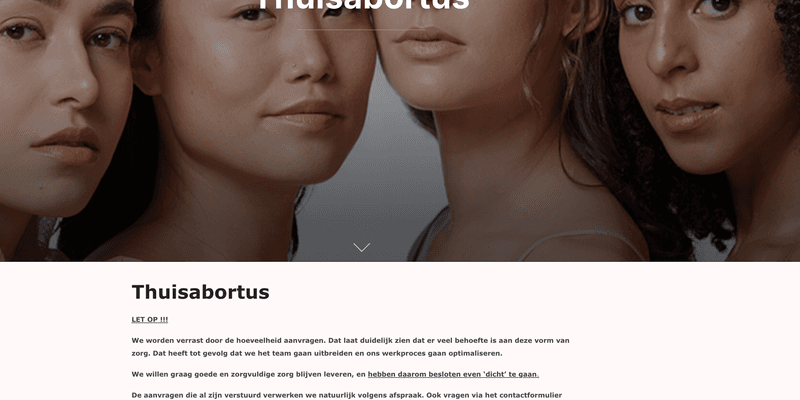 Suspenden la web para solicitar la píldora abortiva por exceso de demanda