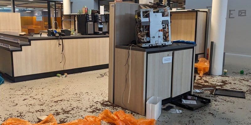 Universidad de Ámsterdam tras las protestas pro